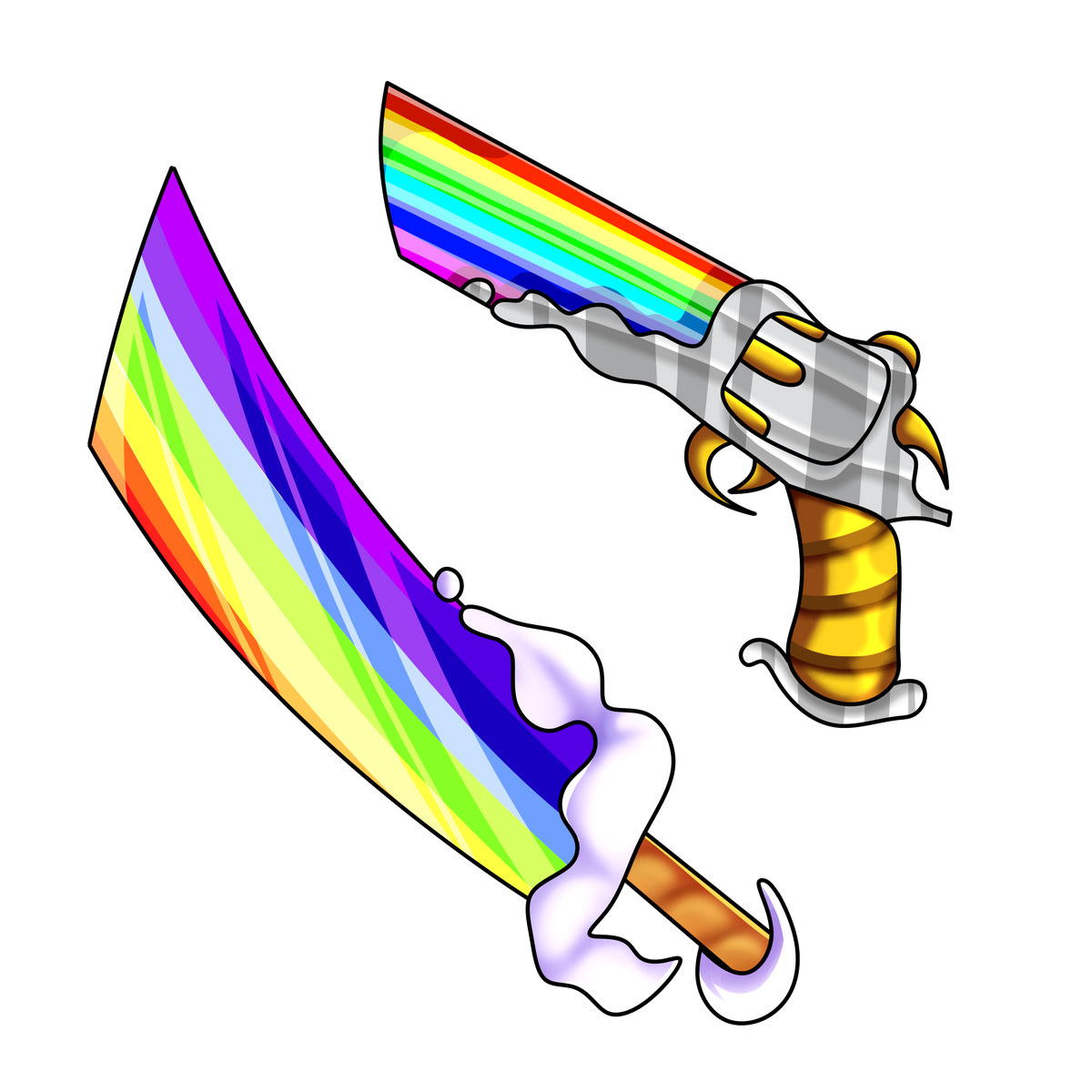 Rainbow bundle MM2