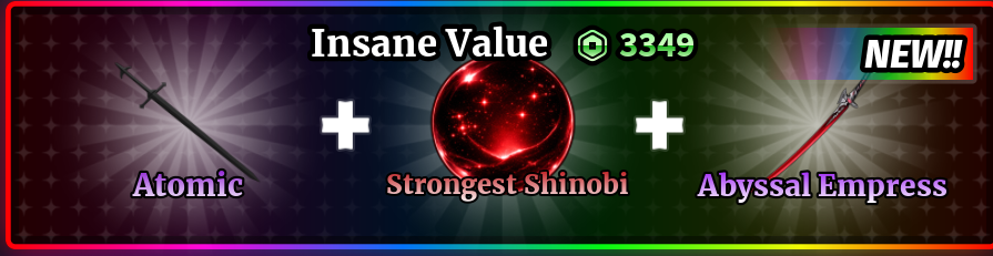 Atomic Bundle Atomic Strongest Shinobi Abyssal Empress