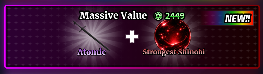 Atomic Shinobi Bundle Atomic Strongest Shinobi
