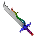 Chroma Tides MM2 Godly Knife Roblox Murder Mystery 2
