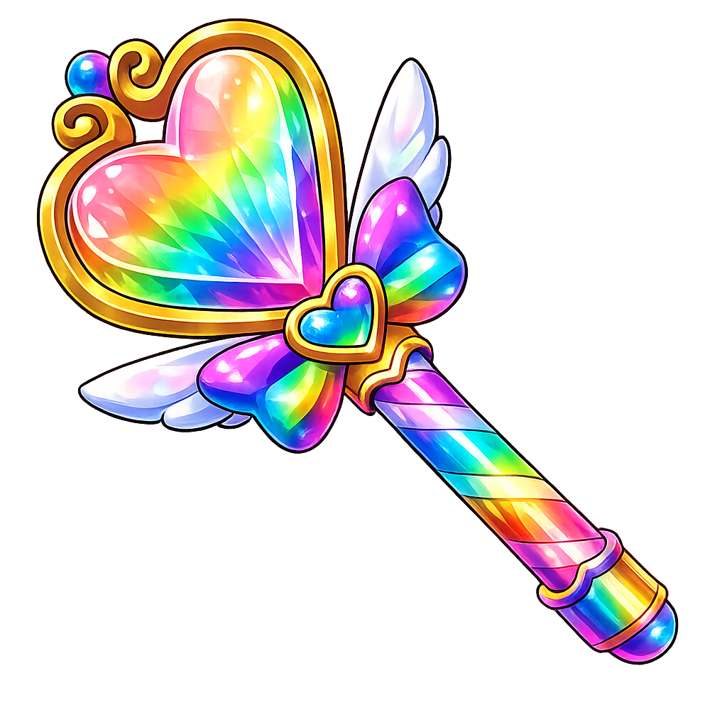 Chroma Heart Wand Knife - Murder Mystery 2 (MM2)