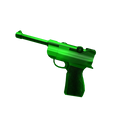MM2 Green Luger Gun Roblox Murder Mystery 2 godly weapon