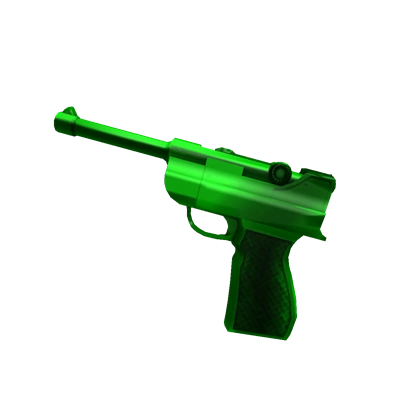 MM2 Green Luger Gun Roblox Murder Mystery 2 godly weapon