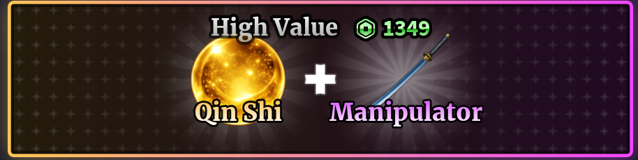Qin Shi Manipulator bundle Roblox items showcase